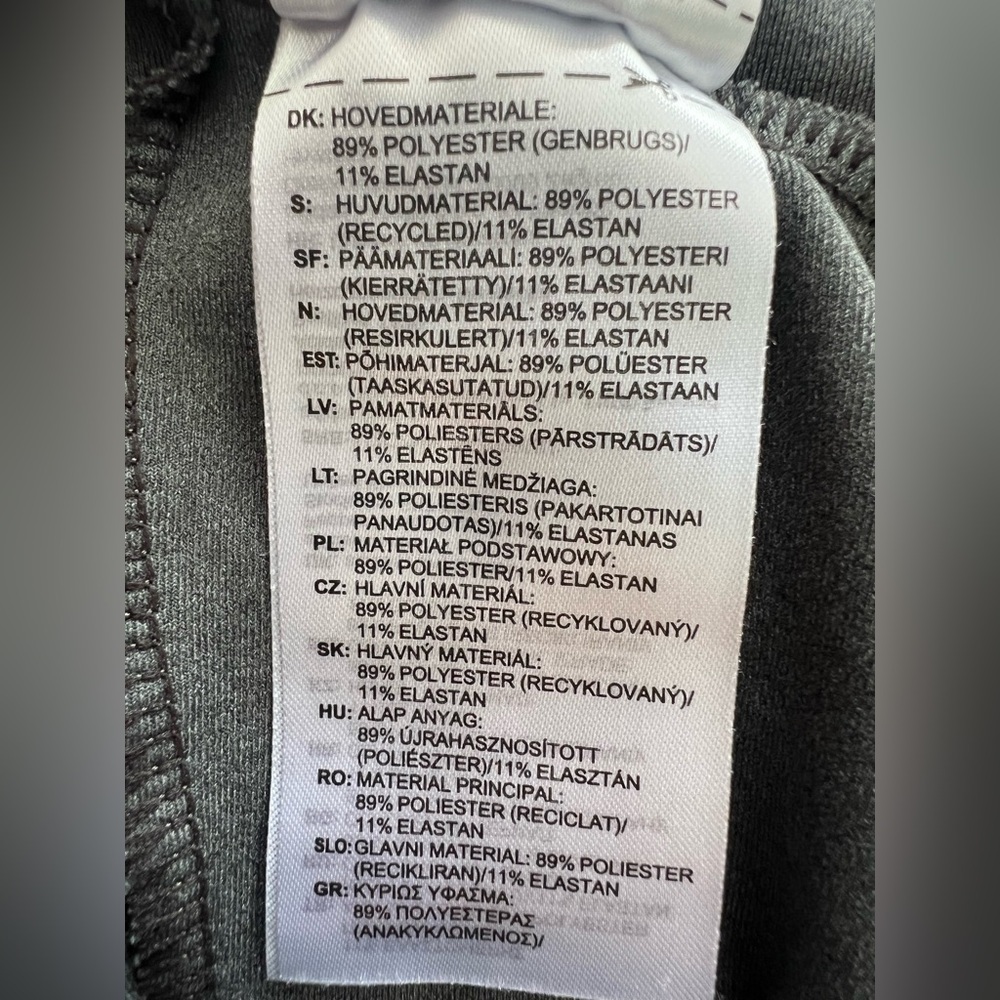 Adidas Aeroready 3-Stripes 7/8 High Rise Leggings Gray No signs of Wear Sz 2X - Picture 5 of 7